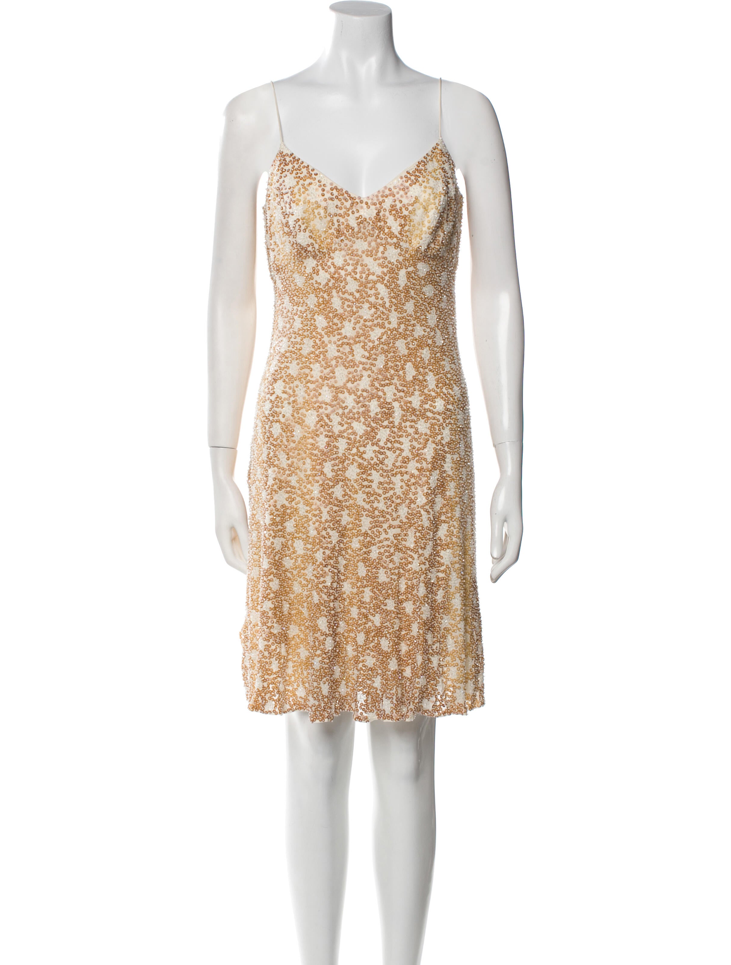 Carmen Marc Valvo Silk Mini Dress w/ Tags