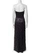 Carmen Marc Valvo Patterned Long Dress