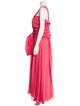 Carmen Marc Valvo Silk Long Dress