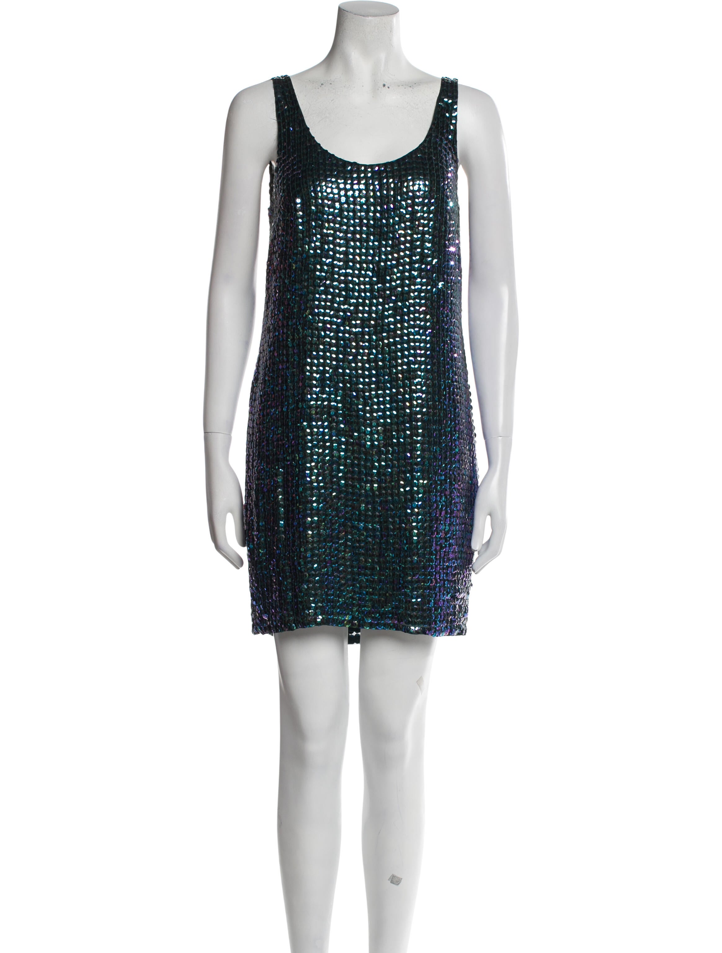 Carmen Marc Valvo Silk Mini Dress