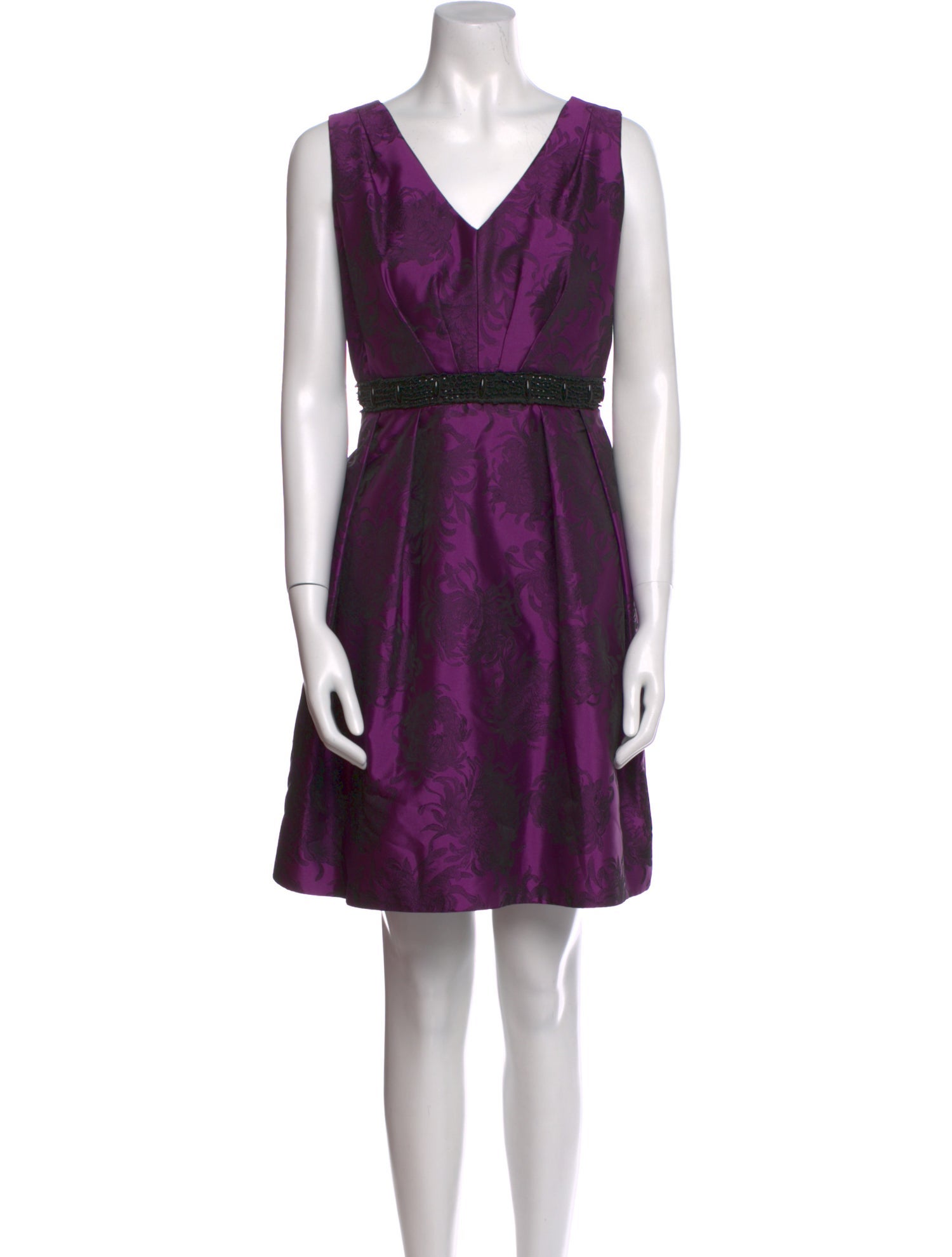 Carmen Marc Valvo Printed Mini Dress