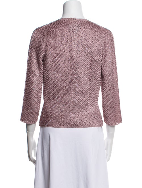 Carmen Marc Valvo Printed Beaded Accents Set