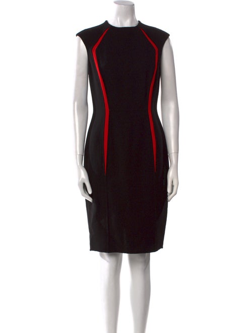 Carmen Marc Valvo Wool Knee-Length Dress