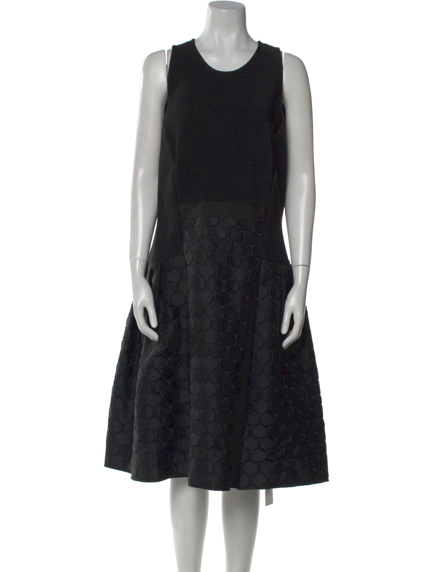 Carmen Marc Valvo Printed Midi Length Dress