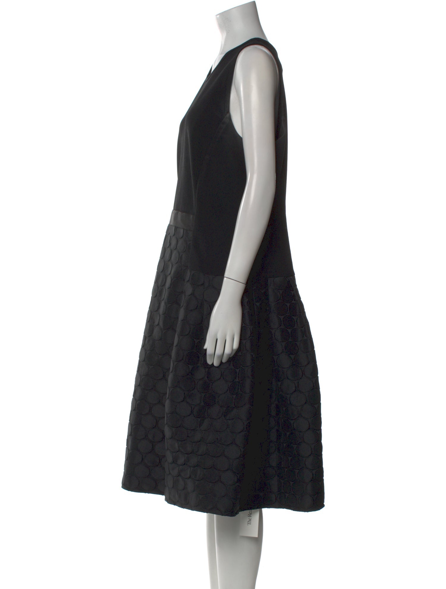 Carmen Marc Valvo Printed Midi Length Dress