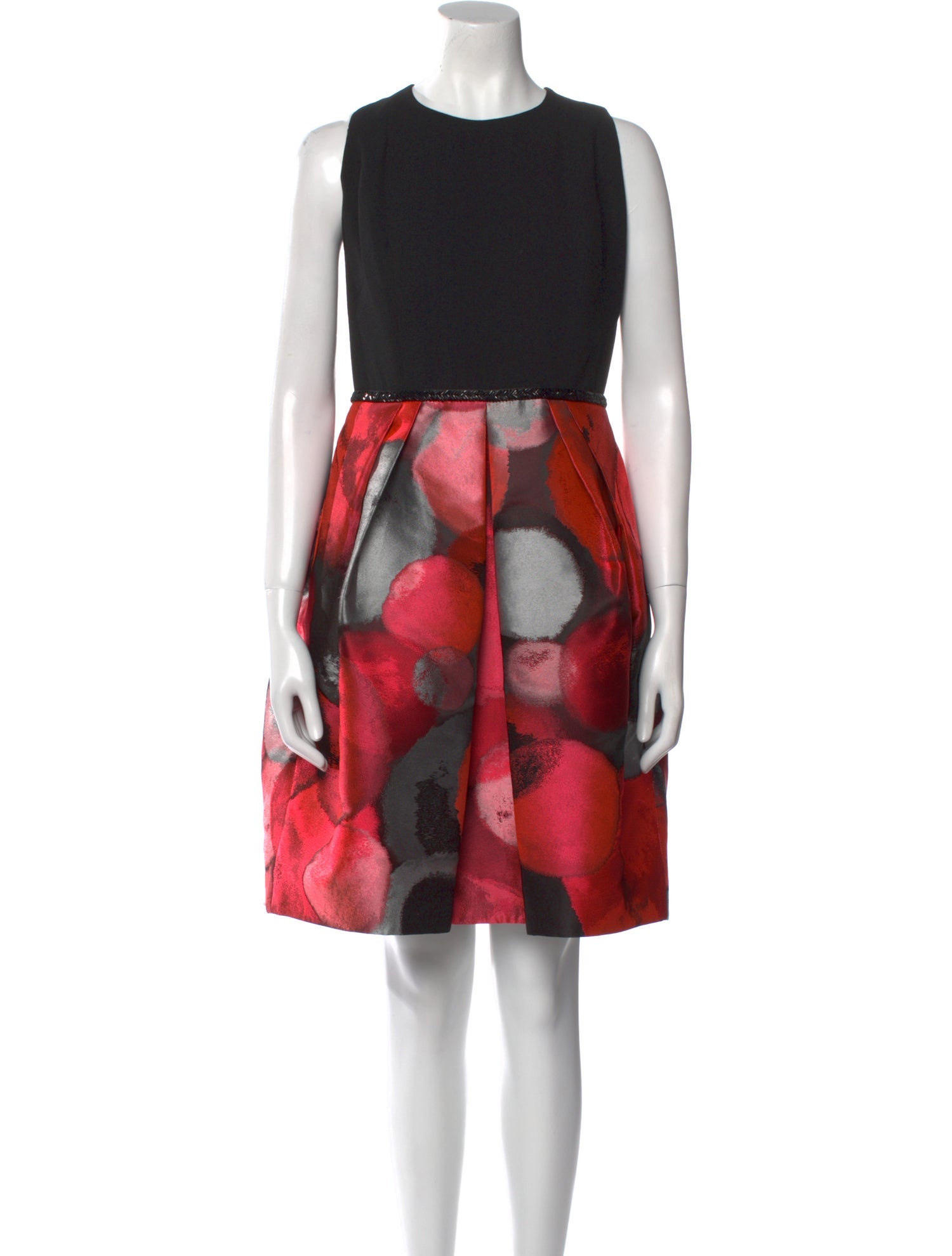 Carmen Marc Valvo Printed Mini Dress