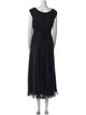 Carmen Marc Valvo Silk Long Dress