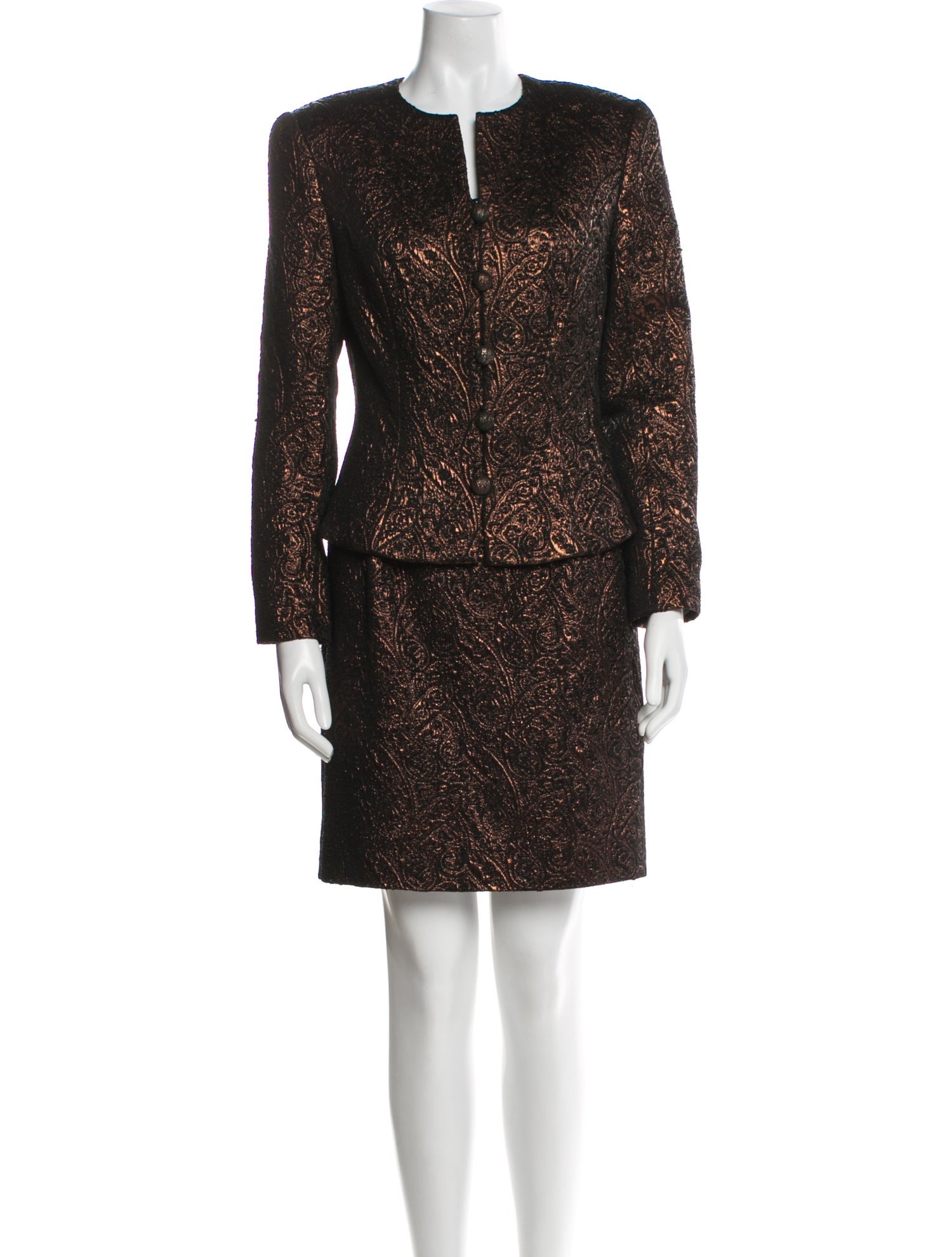 Carmen Marc Valvo Vintage Skirt Set