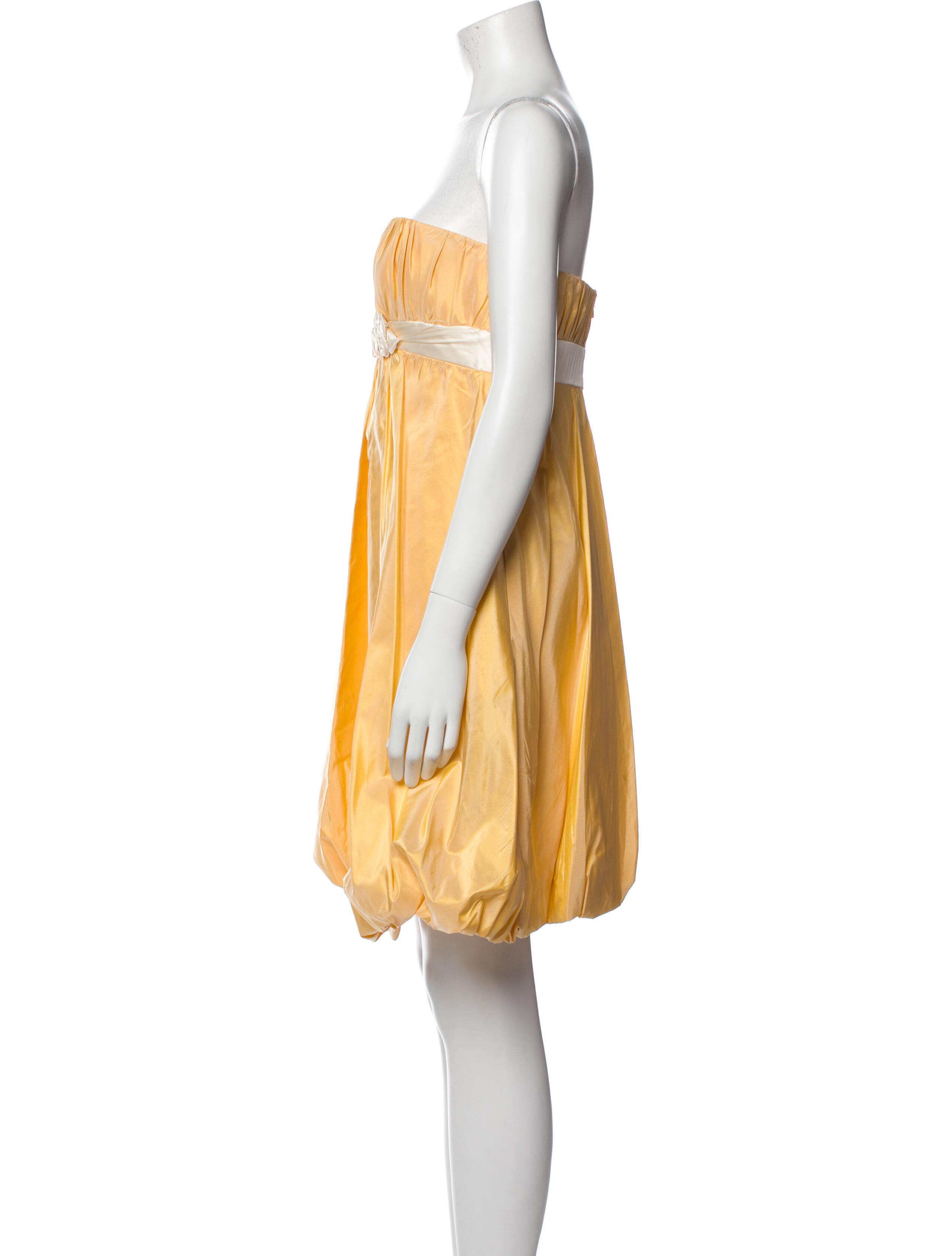 Carmen Marc Valvo Silk Mini Dress