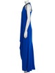 Carmen Marc Valvo Halterneck Long Dress