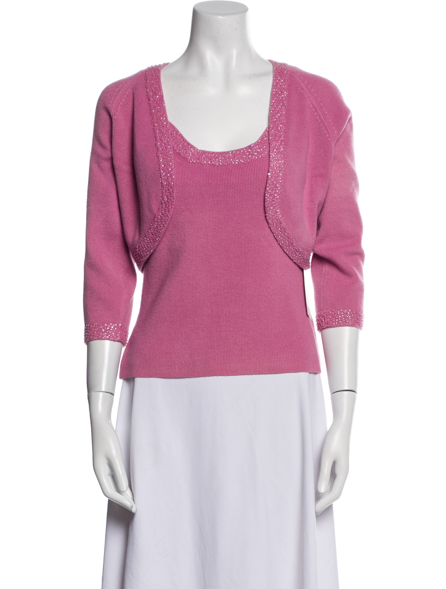 Carmen Marc Valvo Cashmere Set