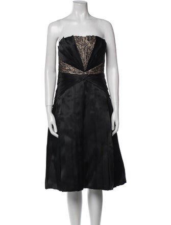 Carmen Marc Valvo Silk Mini Dress