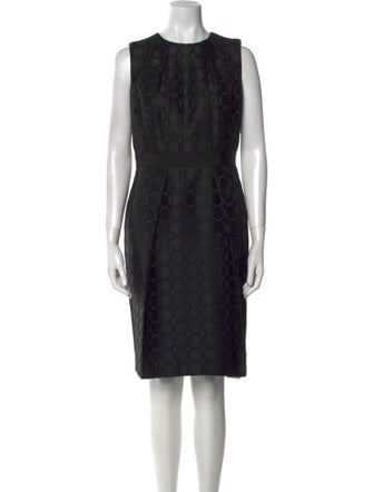 Carmen Marc Valvo Printed Mini Dress