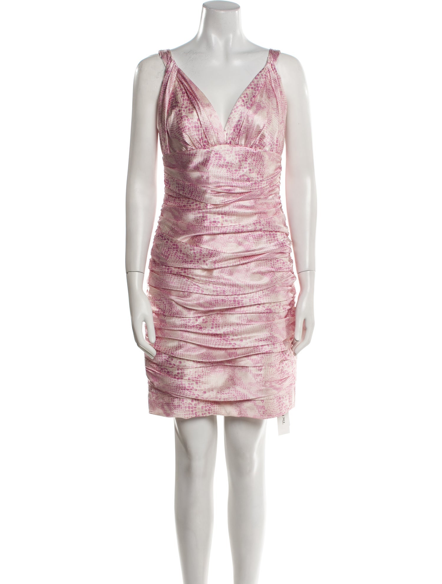 Carmen Marc Valvo Silk Mini Dress