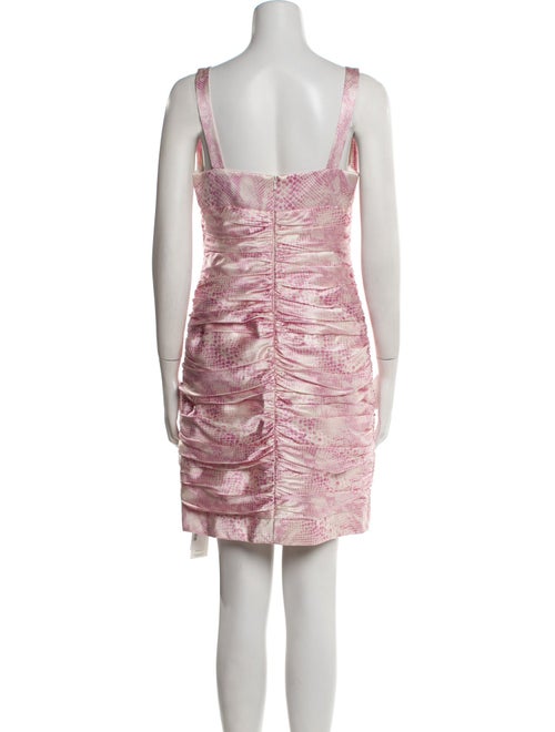 Carmen Marc Valvo Silk Mini Dress