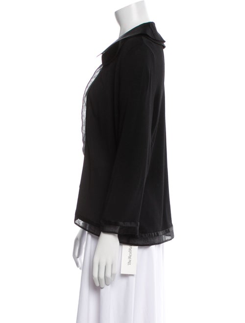 Carmen Marc Valvo Open Front Sweater