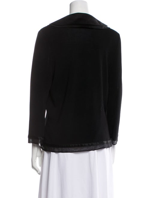 Carmen Marc Valvo Open Front Sweater