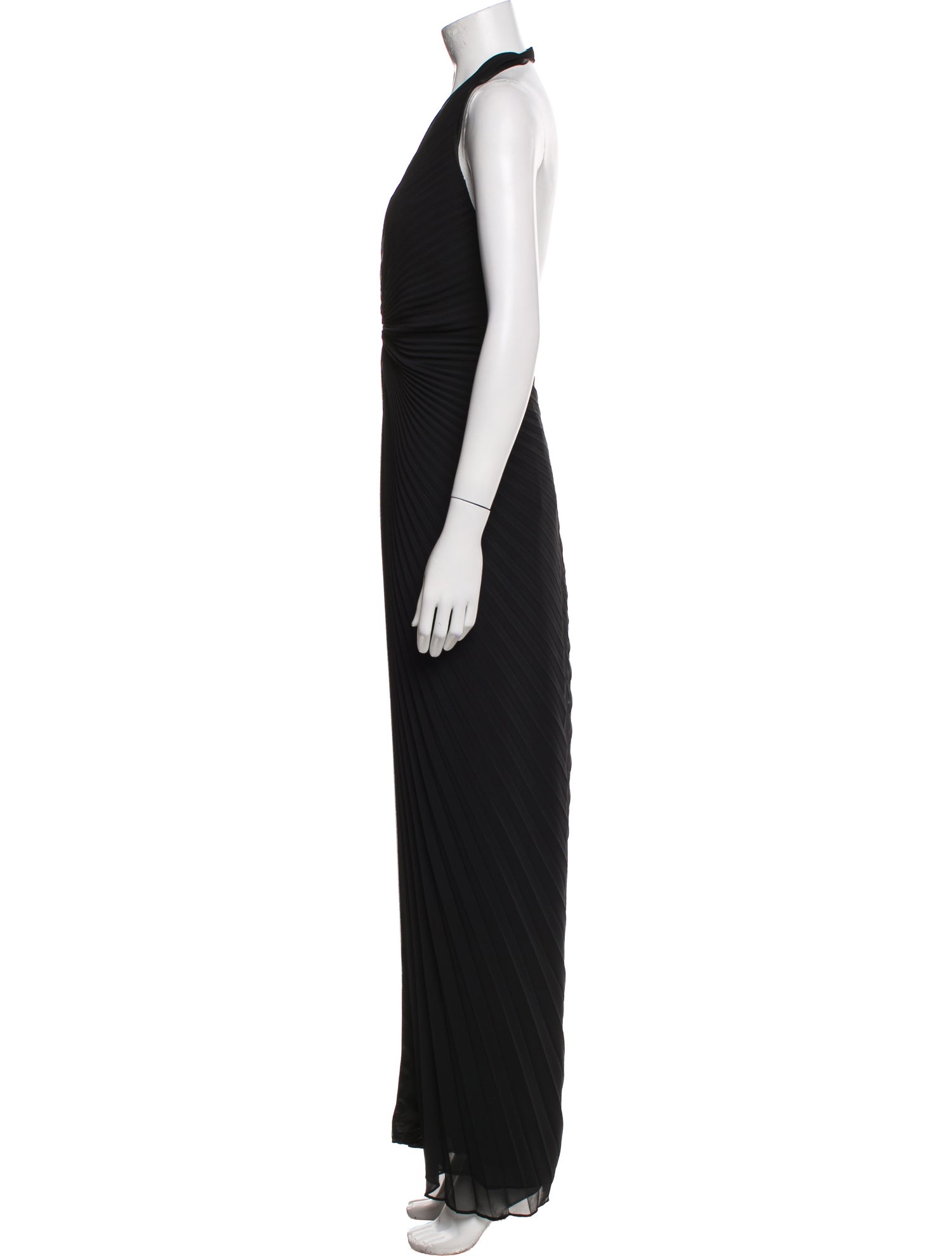 Carmen Marc Valvo Halterneck Evening Gown