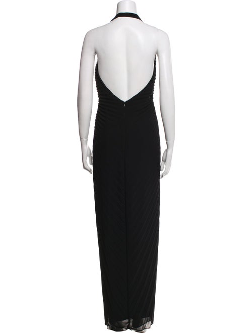 Carmen Marc Valvo Halterneck Evening Gown