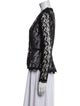 Carmen Marc Valvo Printed Evening Jacket