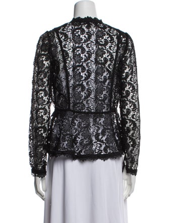 Carmen Marc Valvo Printed Evening Jacket