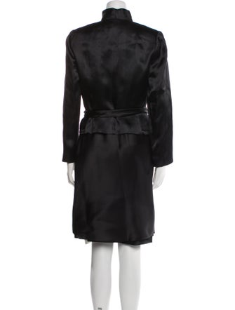 Carmen Marc Valvo Nylon Sequin Embellishments Dress Set