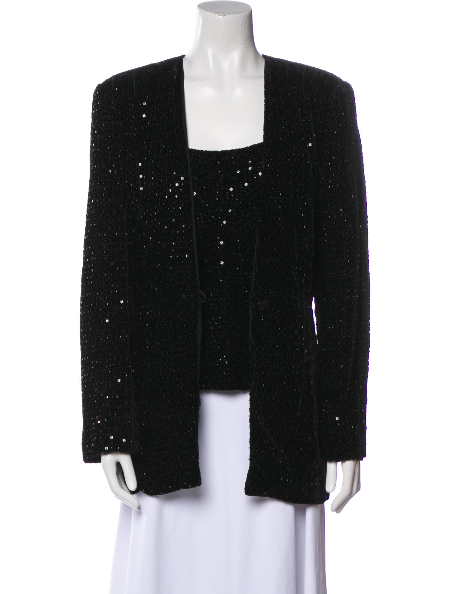 Carmen Marc Valvo Embroidered Accent Set