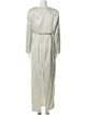 Carmen Marc Valvo Beaded Accents Dress Set