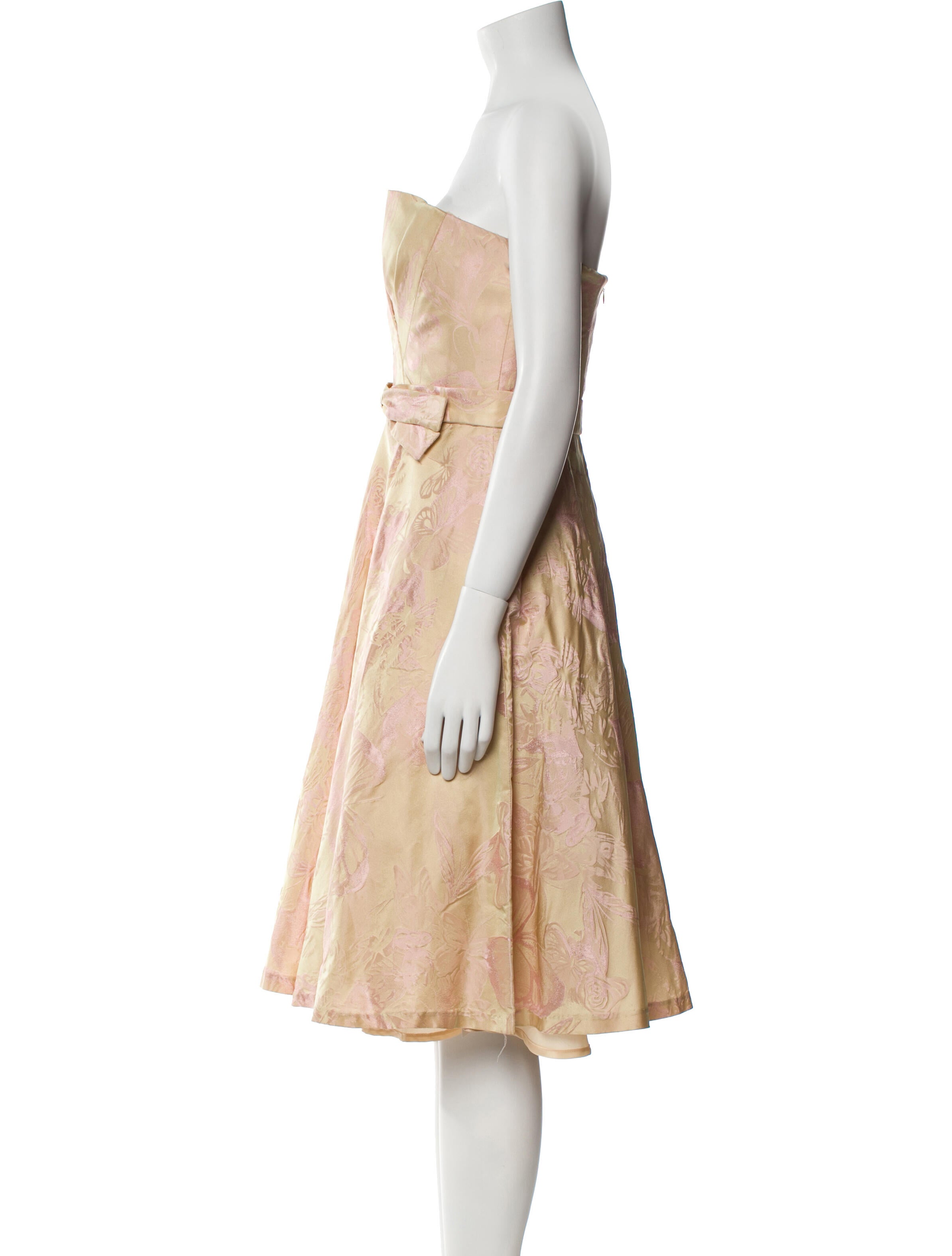 Carmen Marc Valvo Printed Mini Dress