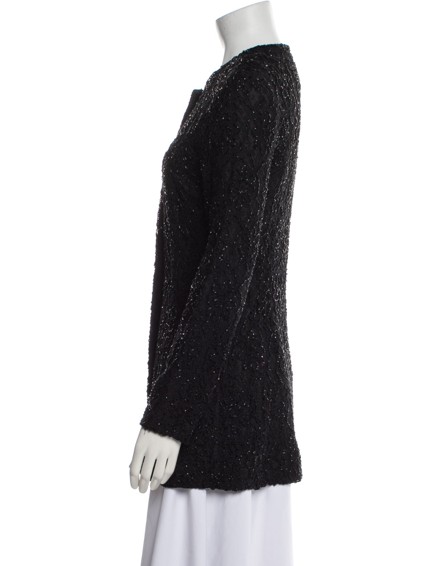 Carmen Marc Valvo Printed Evening Jacket