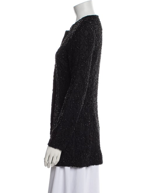 Carmen Marc Valvo Printed Evening Jacket