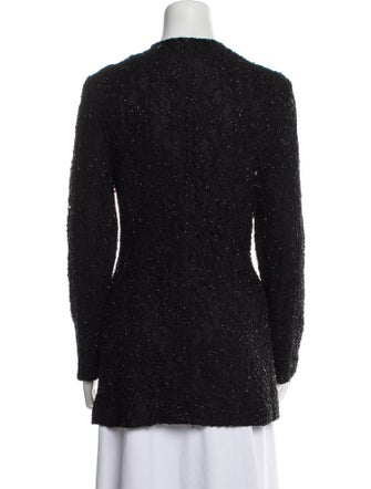 Carmen Marc Valvo Printed Evening Jacket