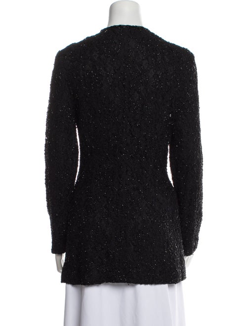 Carmen Marc Valvo Printed Evening Jacket