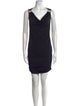 Carmen Marc Valvo Cowl Neck Mini Dress