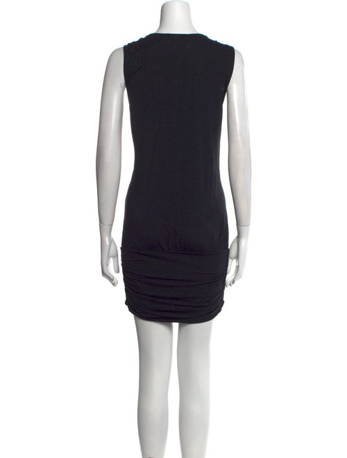 Carmen Marc Valvo Cowl Neck Mini Dress