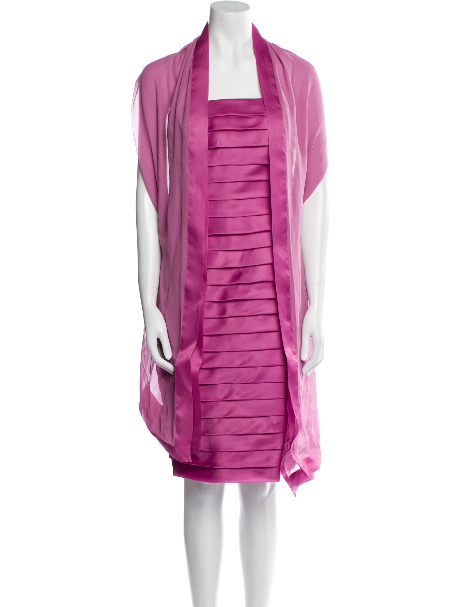 Carmen Marc Valvo Silk Mini Dress