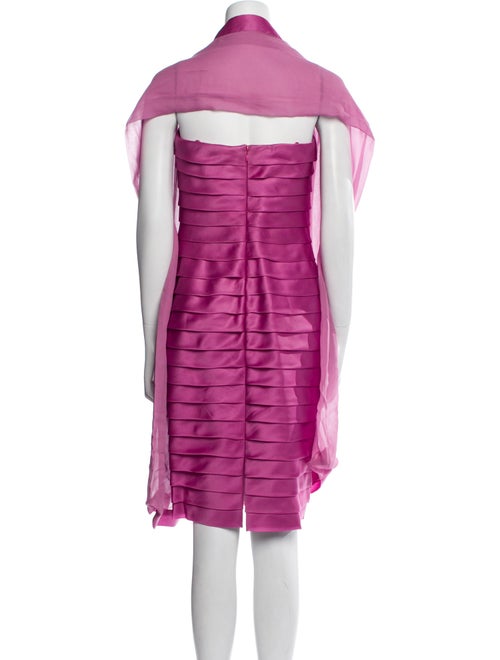 Carmen Marc Valvo Silk Mini Dress