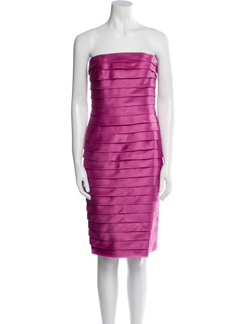 Carmen Marc Valvo Silk Mini Dress