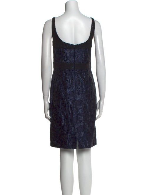 Carmen Marc Valvo Printed Mini Dress