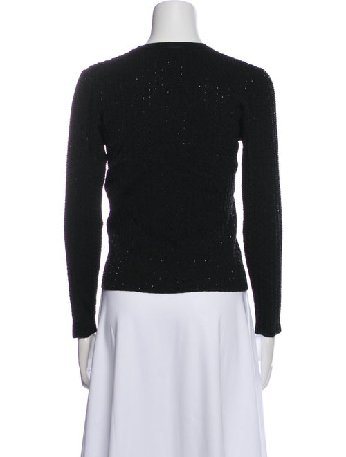 Carmen Marc Valvo V-Neck Sweater