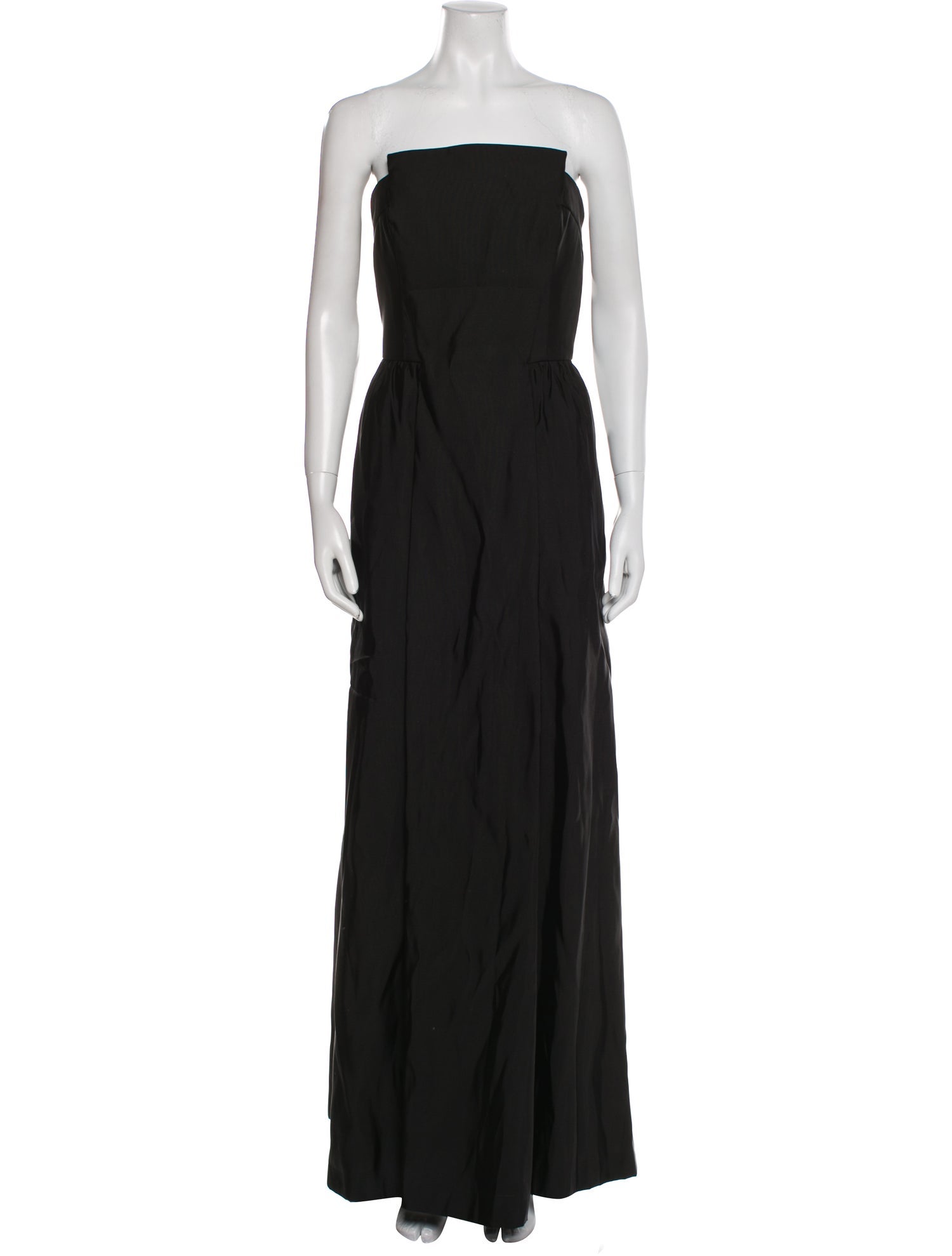 Carmen Marc Valvo Silk Long Dress