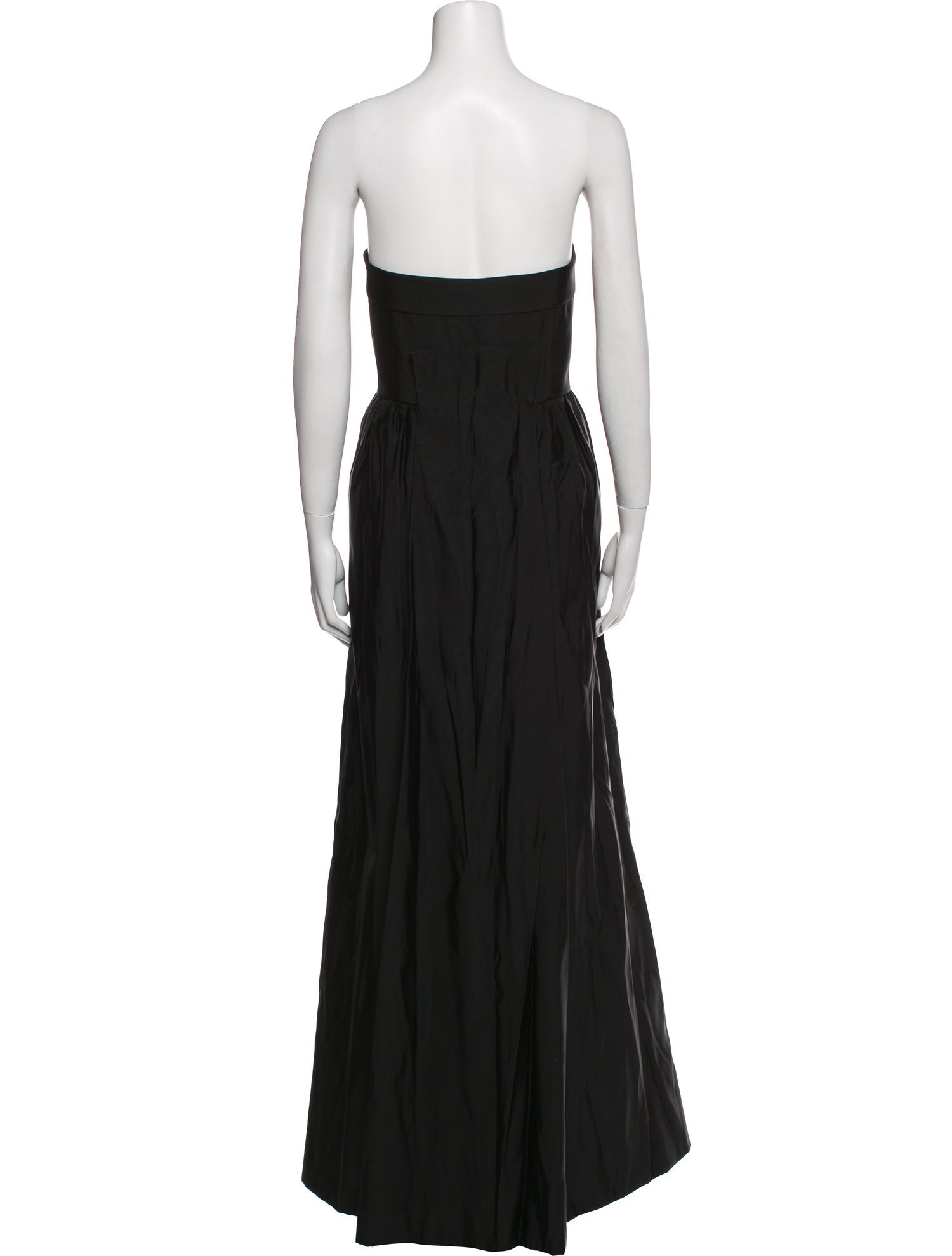 Carmen Marc Valvo Silk Long Dress