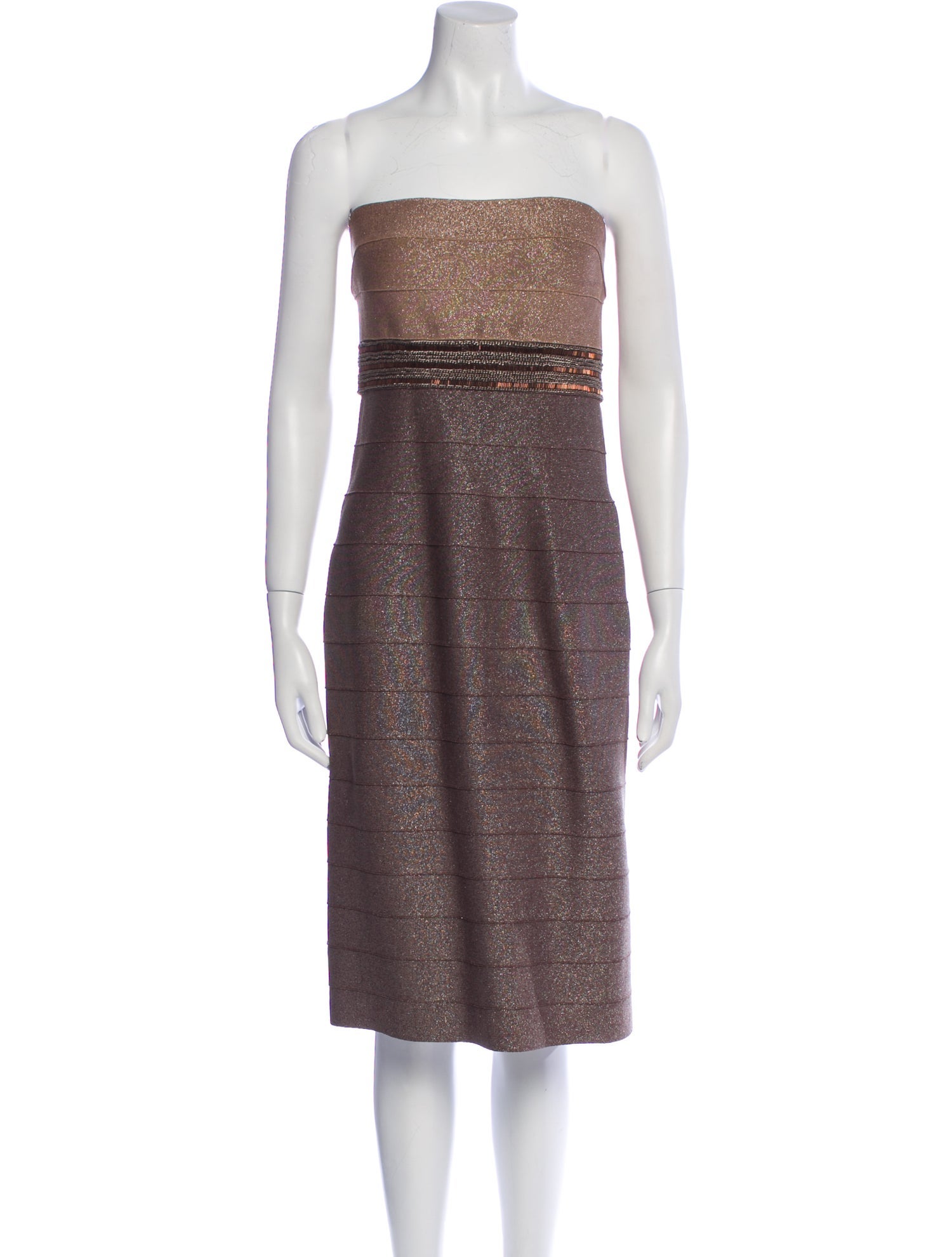 Carmen Marc Valvo Strapless Mini Dress w/ Tags