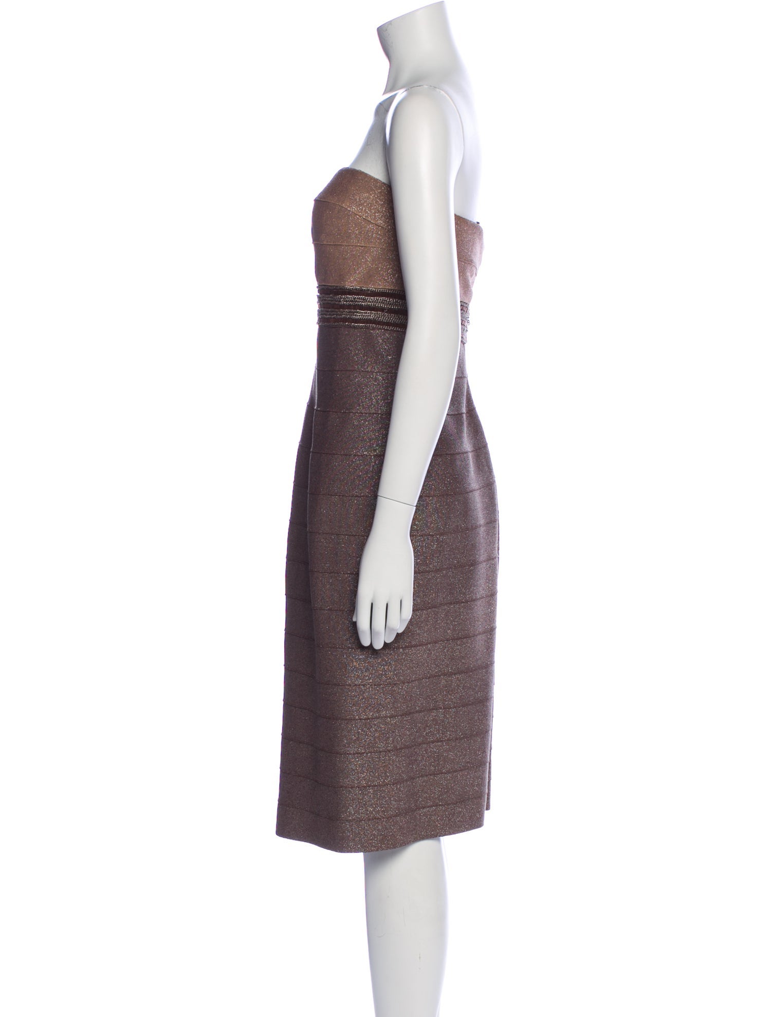 Carmen Marc Valvo Strapless Mini Dress w/ Tags