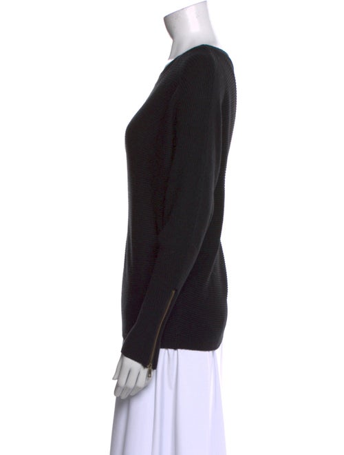 Carmen Marc Valvo Scoop Neck Sweater