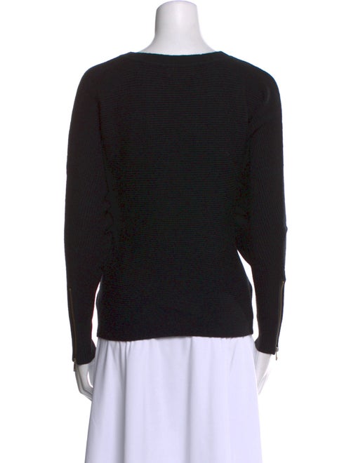 Carmen Marc Valvo Scoop Neck Sweater