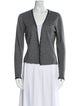 Carmen Marc Valvo Silk V-Neck Sweater