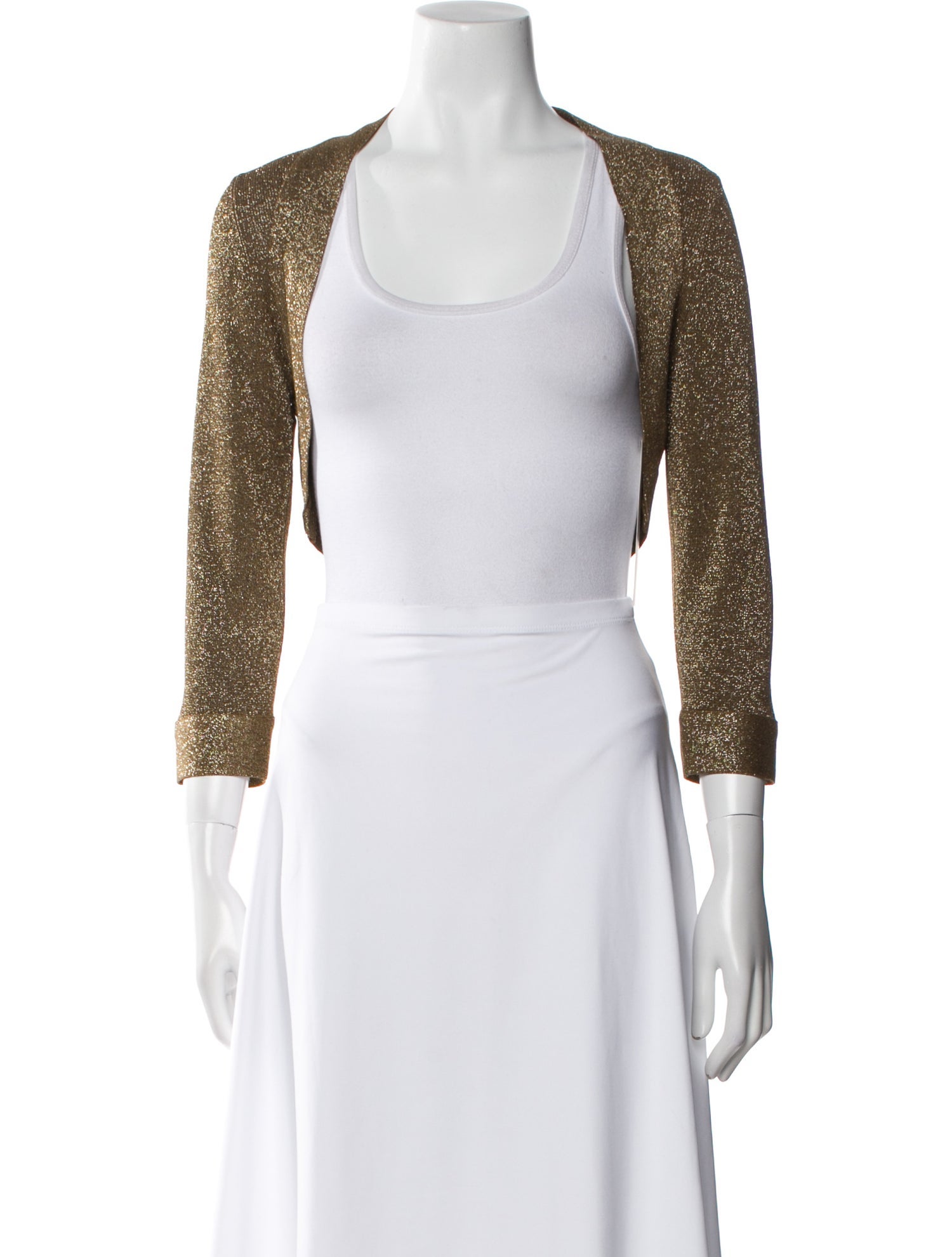 Carmen Marc Valvo Scoop Neck Sweater