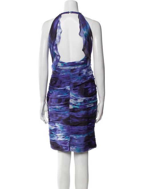 Carmen Marc Valvo Silk Mini Dress