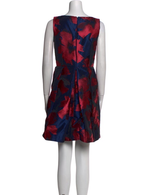 Carmen Marc Valvo Printed Mini Dress